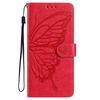 For Motorola Edge 60 Fusion 5G Case Butterfly Imprinted Wallet Stand PU Leather Flip Phone Cover with Strap