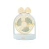 High-Value USB Bowknot Night Light Adjustable Fan: Portable Multi-Function for Office and Dorm