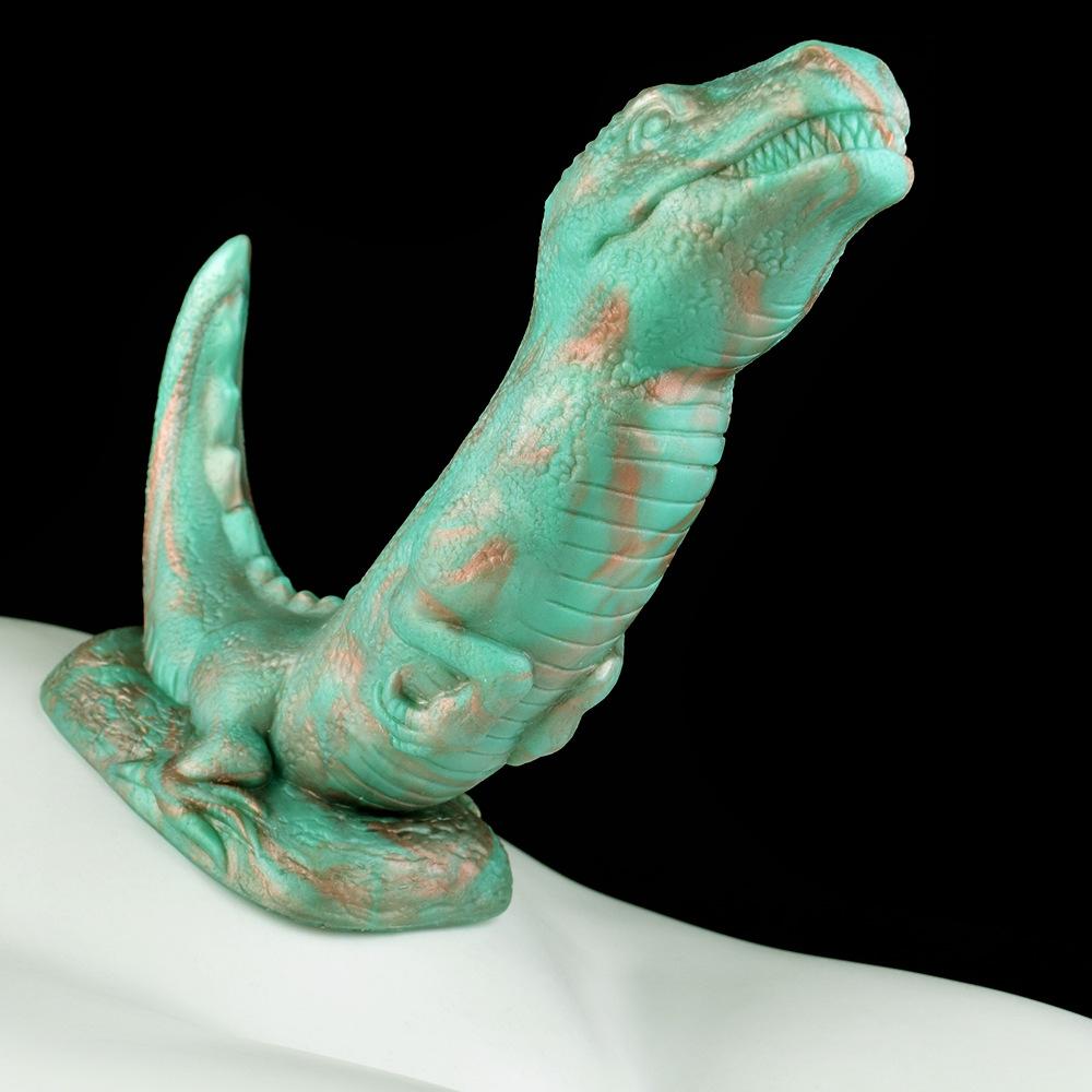 Liquid Silicone Dragon Shape Dildo Anal Plug Adult Anal Sex Toys with Suction Cup Realistic Penis Fisting Slave BDSM