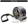 F26C 5m Tape Measure Stainless Hollow Measuring Tape with Double Lock and Clip Metric Ruler Rustproof for Construction