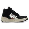 Joshua Vides X Converse WEAPON CX Two-Layer Suede Collaboration Creative Rhapsody Support High-Top Retro Basketball Shoes Unisex Black and White