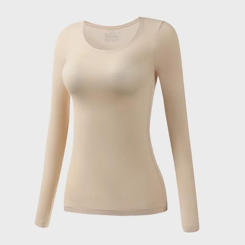 Women's Seamless Long-Sleeve Moisturizing Thermal Top - Autumn/Winter