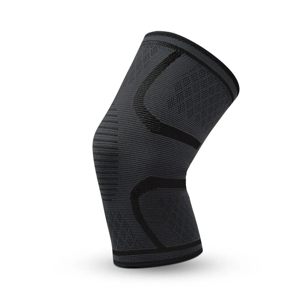 Knitted Nylon Sports Knee Pads Autumn Winter Badminton Running Fitness Knee Pads Outdoor Mountaineering Warm Knee Pads