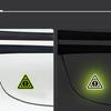 Reflective Sticker for Helmet, Bicycle Reflective Stickers, Anti-collision Warning Strip Decal Protective Sticker for