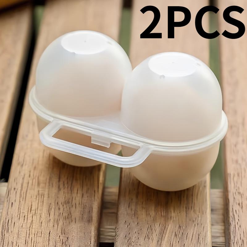 1/2 pièces Boîte à œufs portable antichoc d'extérieur. Boîte de rangement anti-chute pour œufs, boîte à œufs portable. Boîte de rangement pour réfrigérateur. boîte de rangement