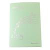 4 Pages Plastic Sheet Music Folder A4 Size Storage Holder for Chorus Art Student