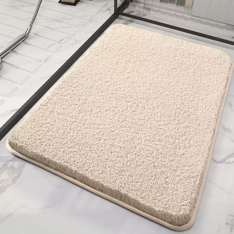 Tappetino da Bagno in Chenille Spesso Assorbente Antiscivolo Tappeto per Pavimento Ingresso Bagno Corridoio Cucina
