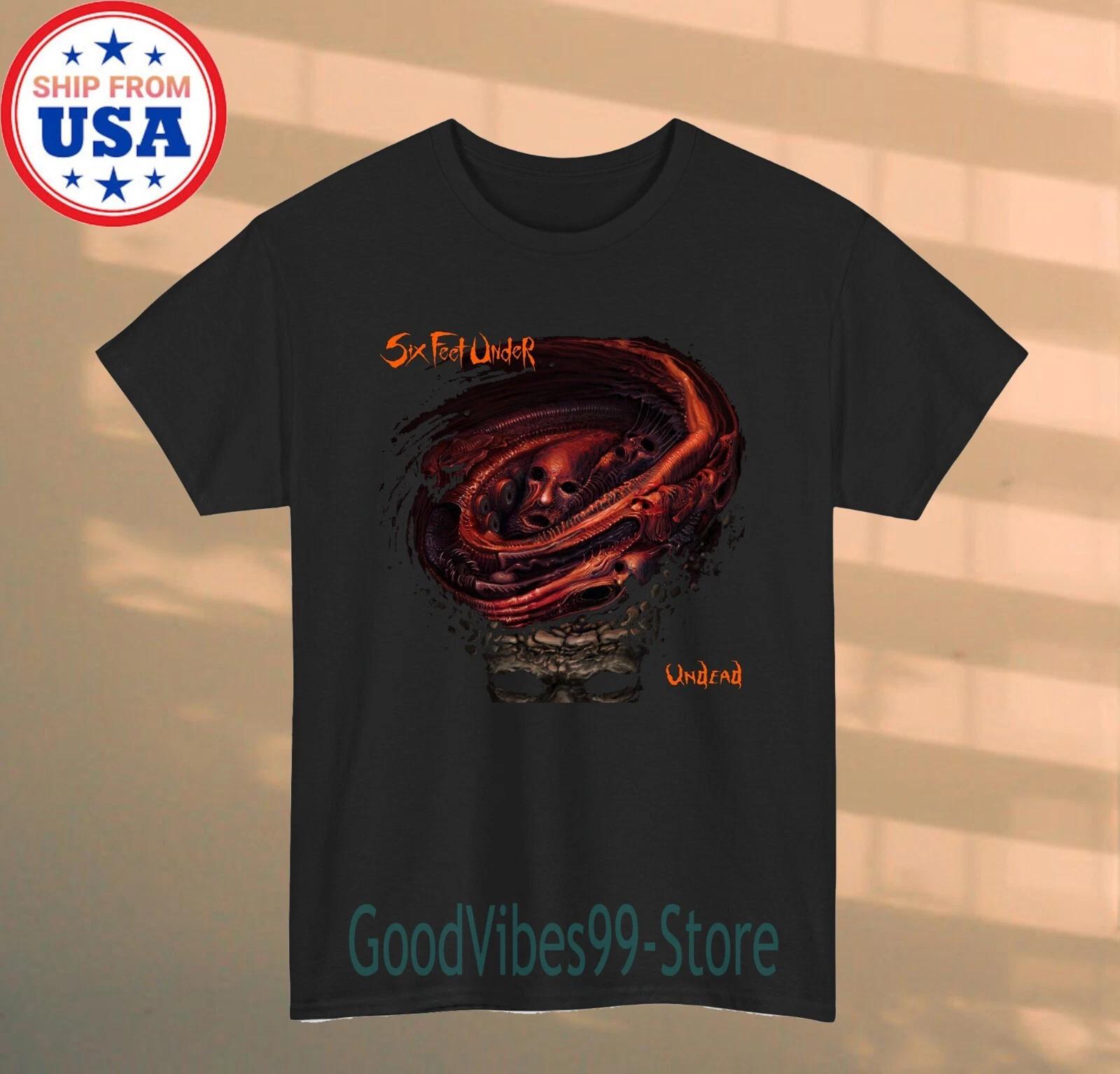 Six Feet Under Men s Black Size S-5XL S