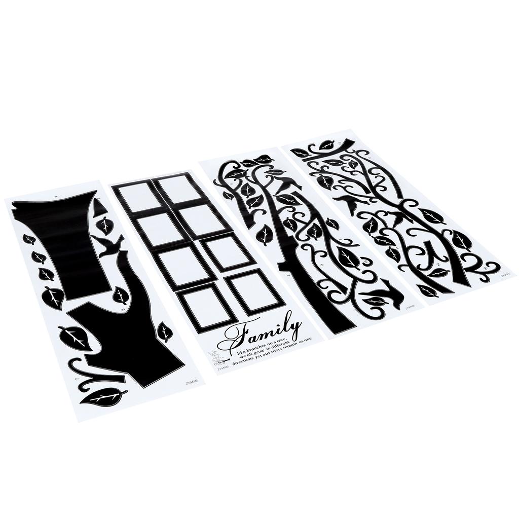 DIY Family Photo Frame Tree Wall Sticker Home Decor Living Room Bedroom Home Decoration