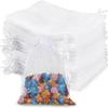 10PCS Organza Bags Random Mesh Organza Jewelry Bags Drawstring, Small Drawstring Favor Pouches Christmas Candy Wedding Birthday