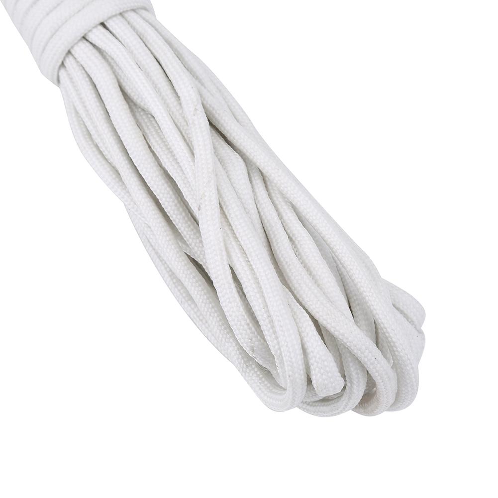 Luminous Paracord Cord Lanyard 9 Cores Outdoor Survival Glow In the Dark Parachute Rope White