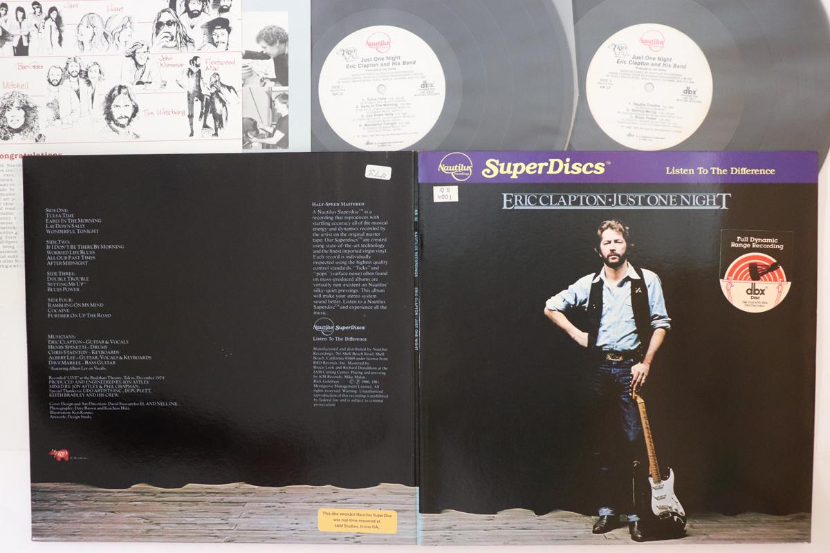 

LP Пластинка ЭРИК КЛЭПТОН Всего одна ночь NR32 NAUTILUS RECOR 1981 США Рок Б/У