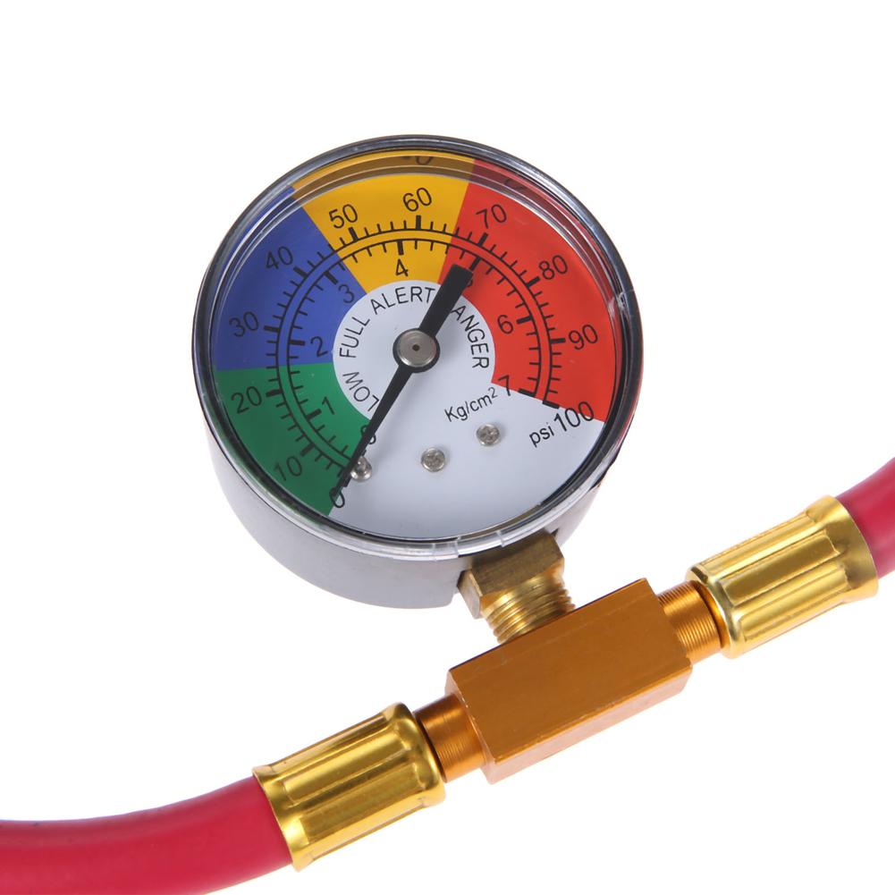 R1234YF Air Conditioner Gas Cooler 14mm Low Side Quick Coupler Refrigerant Charging Hose AC Recharge Hose for Car Automobile