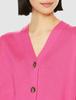 Mira Owen Basic Size 1 Women's Mid-Length Cardigan, 09WND231158, Pink,