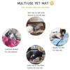 Large Dog Pet Sleep Mat Soft Warm Reversible Fleece Crate Bed Mat Kennel Pad Cage Cushion For Large Small Medium Dog