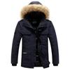 Mens Winter Fur Hooded Parkas Men Snow Windproof Down Parkas Thickened -30 Degree Keep Warm Outdoor Outerwear Jackets Size 6XL
