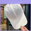 Simple Solid Color Letter Decor Neutral Quick Drying Breathable Baseball Cap For Men And Women
