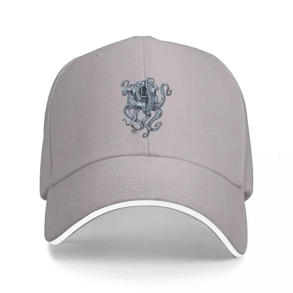 New Octopus Scuba Diver Helmet Cap Fashion Casual Baseball Caps Adjustable Hat Hip Hop Summer Unisex Baseball Hats