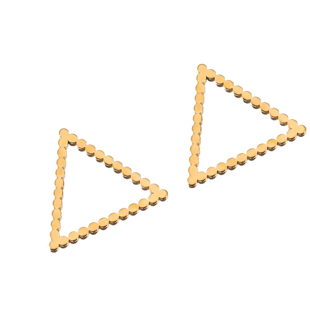 20pcs Stainless Steel Wave Frames Charms DIY Earrings Pendants Circle Drop Hexagon Blank Bezel for Resin Jewelry Making Findings