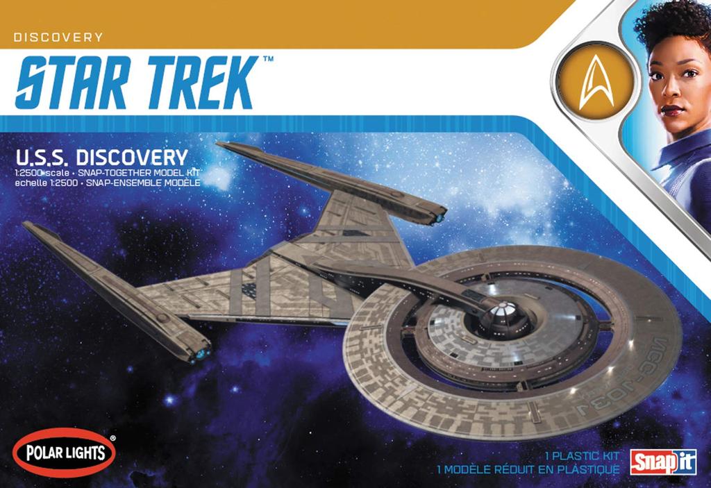 Platts Polar Lights Star Discovery Discovery Scale Plastic Model POL961 Trek NCC-1031 U.S.S. 1/2500 (Spaceship)