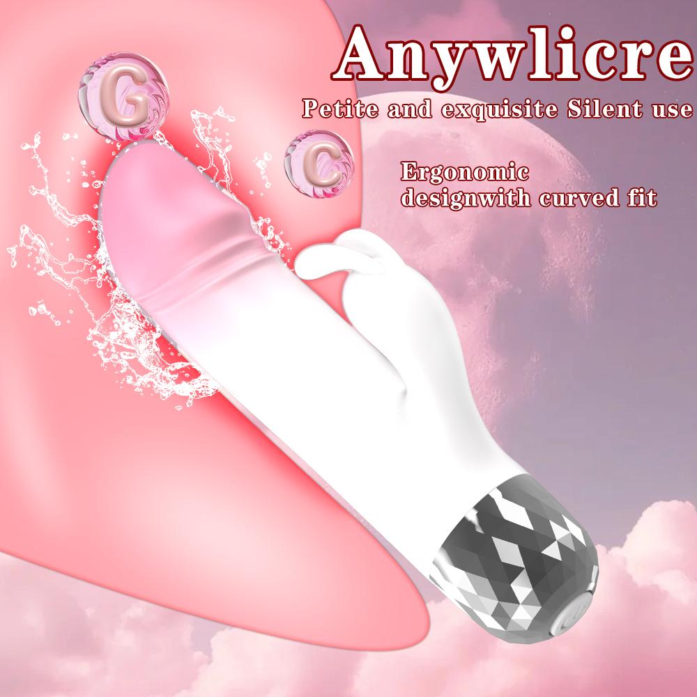Powerful Rabbit Vibrator for Women Clit Stimulator G Spot Dildo Vibrating Vagina Massager Female Masturbation Sex Toys for Adult