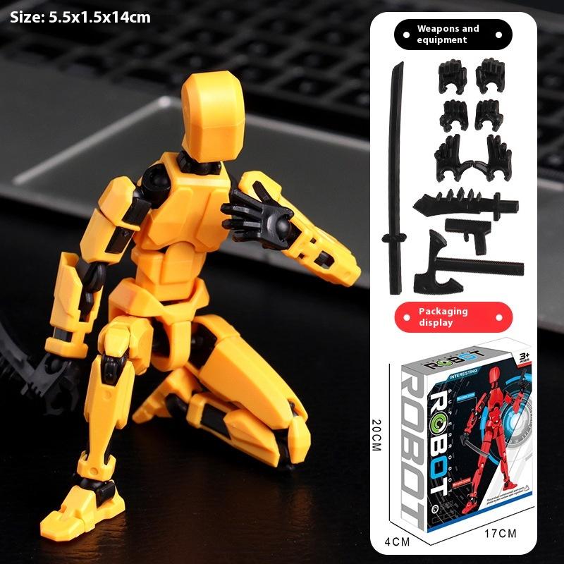 Farbkasten Glückspuppe 13 Mehrgelenk-bewegliches Puppenspielzeug der 3. Generation Schaufensterpuppe DIY Ganzkörper-Dekompressionsartefakt