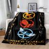 The Hunger Games Print Deka Flanelová deka Domácí cestovní deka deka tenká deka Teplá deka dárek k narozeninám