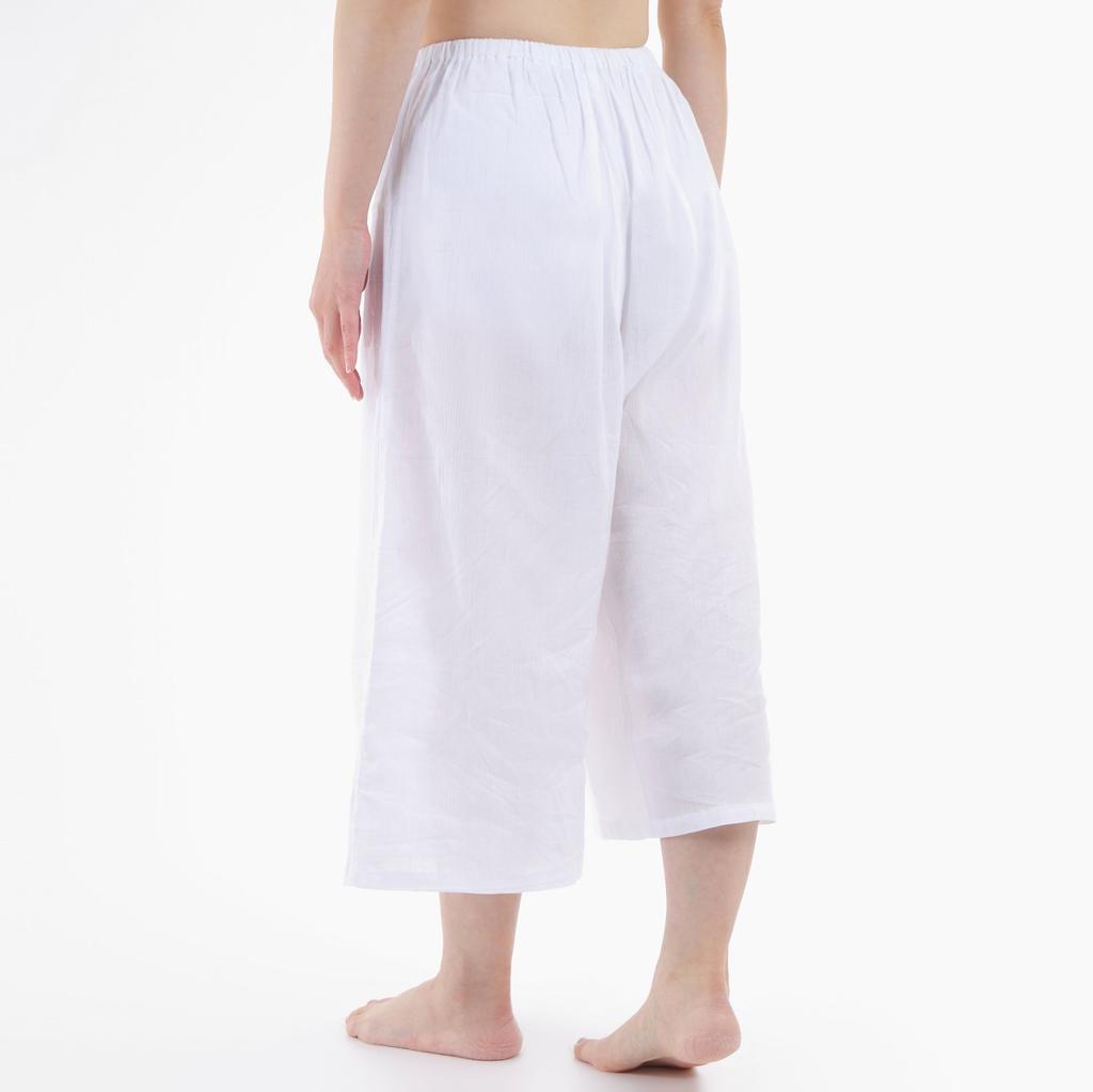 [Hasegawa] Women's Summer Underpants (Steteko) for Traditional Japanese Clothing, Crepe Fabric, Sweat-Absorbing, Quick-Drying, 100% Cotton, Size L
