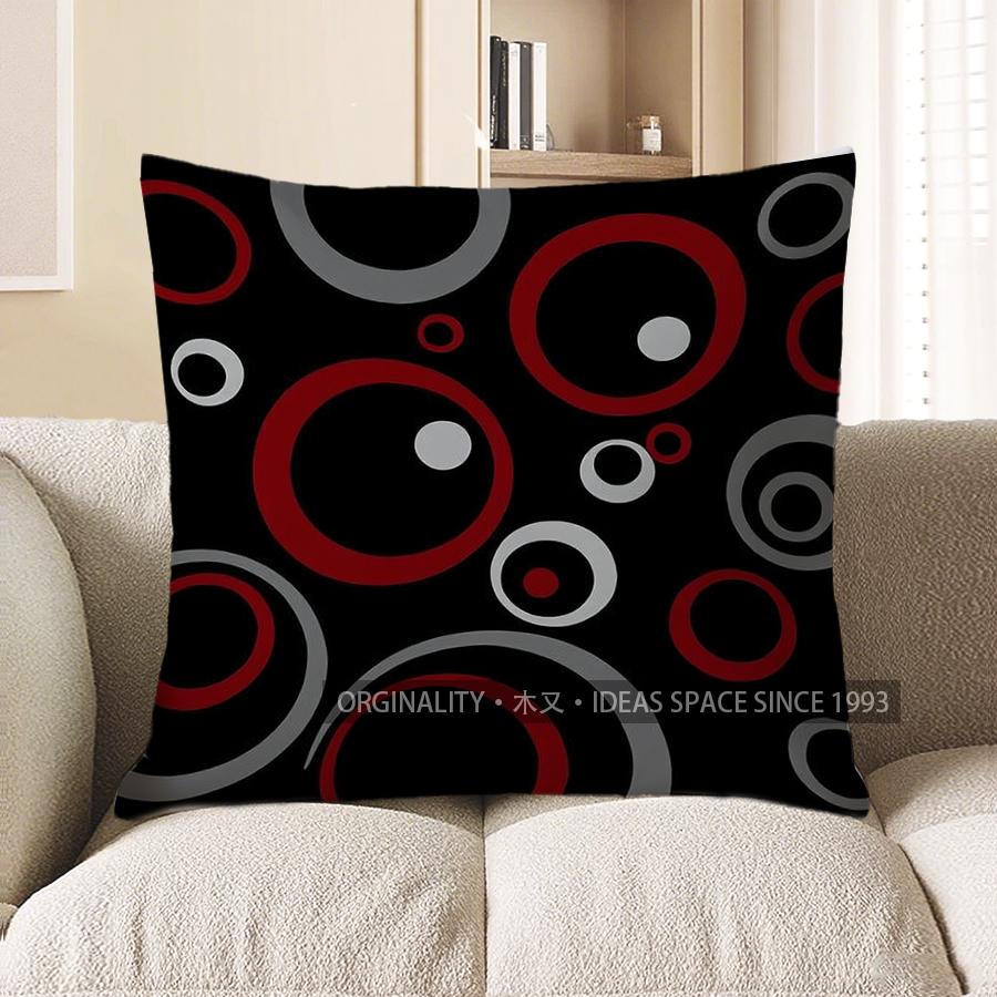 Home Decor Modern Abstract Pattern Throw Pillow Cover Pattern Cushion Cover Suitable For Sofa Bedroom Car Pillow Cover