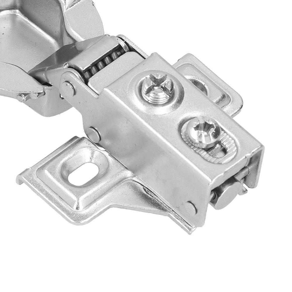 2pcs Self-Closing Hydraulic Damping Hinge 1/2 Inch Overlay Concealed Hinge  Cupboard