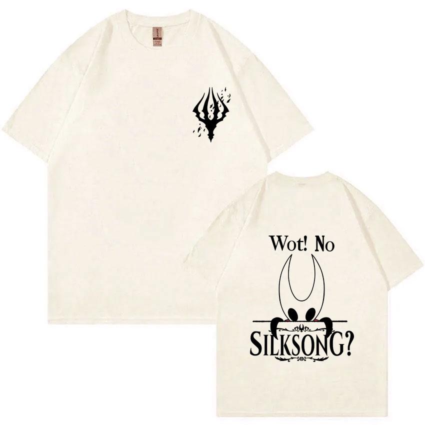 Game Hollow Knight Graphic Tshirt Men Women Clothing Casual Oversized T Shirts Male Cartoon Vintage Short Sleeve Tshirt Tops