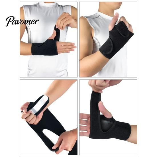 Handflächen-Druckentlastungs-Handgelenkbandage für Karpaltunnelsyndrom Arthritis Schmerzen Leichte Stützbandage Verstellbar Atmungsaktiv Sportschutz