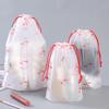 2pcs Cute Transparent Waterproof Travel Cosmetic Bag Women Makeup Case Bath Make Up Organizer Toiletry Wash Beauty Kit Storage Pouch