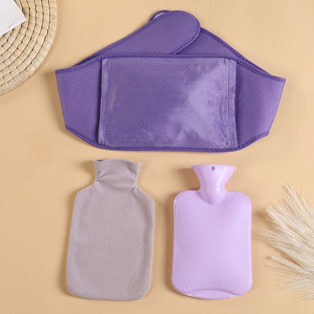 

Cute PVC Hot Water Bottle Belt Soft Wearable Hot Water Pouch Hand Warmer Cartoon Warm Water Bag