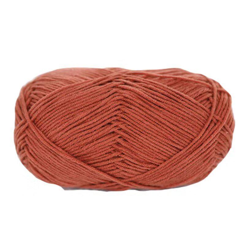 Xue Feier 4-Ply Milk Cotton Yarn for DIY Crochet Doll Keychains