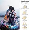 1pc The Nightmare Before Christmas Printing Blanket - Soft, All-Season Throw for Living Room, Bedroom,Personalized Gift with Adorable Cartoon Design