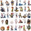 100PCS Cute Disney Animation Zootopia 2 Stickers Decoration DIY Phone Notebook Suitcase Laptop Fridge Graffiti Cartoon Sticker