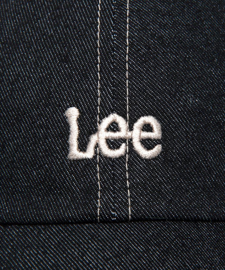 LEE Small Twitch Logo Denim Ball Cap Black Low