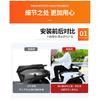 Foldable Backrest for Electric Scooter Motorcycle, Adjustable Lumbar Support, Rear Seat Waist Cushion for E-bike.