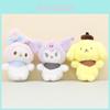Cute Sanrio Character Plush Toy Keychain Short Plush Soft Stuffed Doll