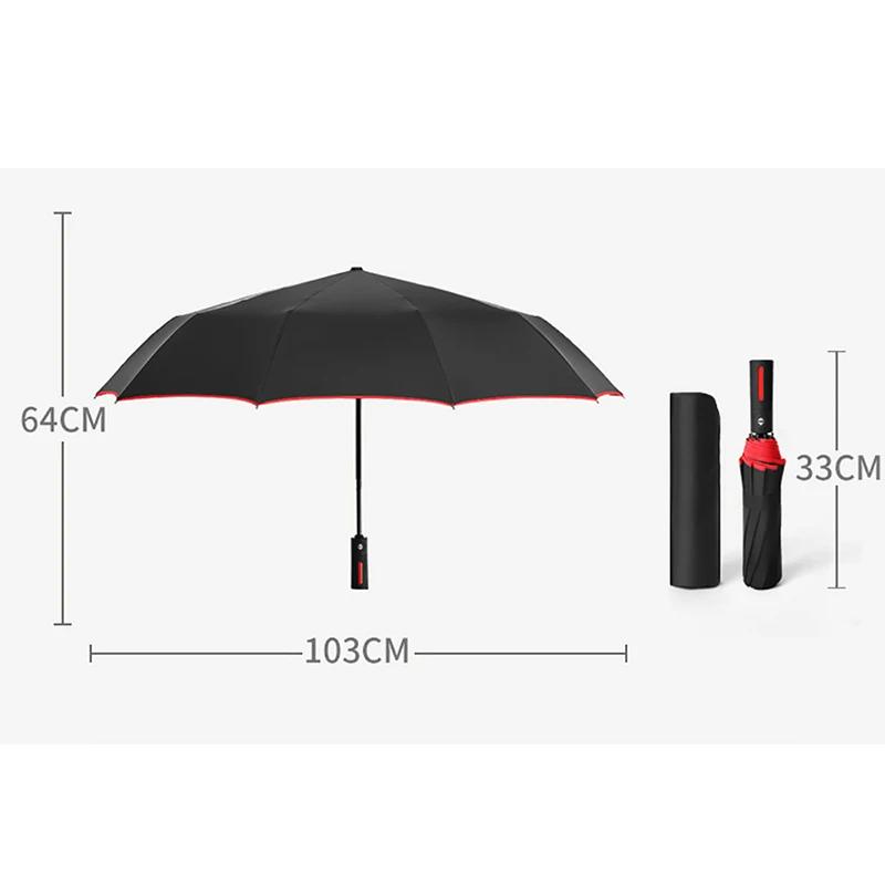 Car Automatic Folding Windproof Sunshade Umbrella For Suzuki S-Cross Swift SX4 Vitara Jimny Grand-Vitara Ciaz Celerio Alto Lgnis