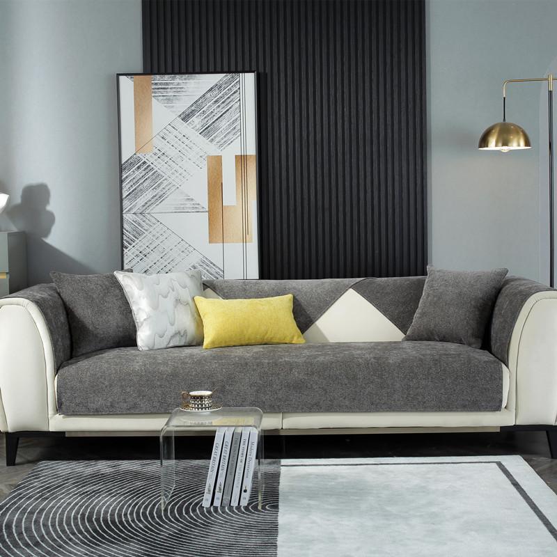 Чехол для диванной подушки All Seasons Chenille Jianya Multicolor Modern Simple Thin — фото 5