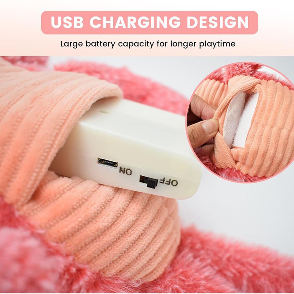 Elektryczna Realistyczna Skacząca Krewetka Zabawka z Ładowaniem USB do Zabawy i Ćwiczeń dla Zwierząt Domowych