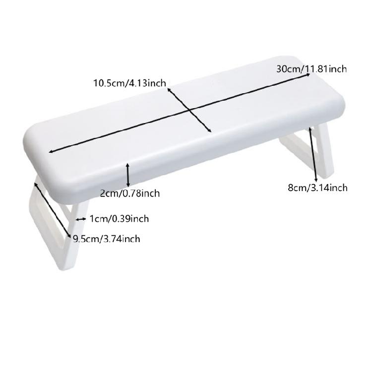 Plastic Wrist Support Portable Manicure Arm Rest Cushion Nail Art Arm Support for Easy Cleaning and Long Lasting Use