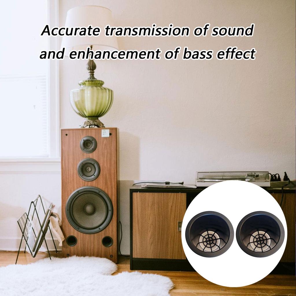 Efficient Speaker Vent Tube 99mm Large Diameter Opening Subwoofer Port Tube Easy Installation for Home Theaters
