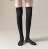 Women's Over-the-Knee Terry Socks - Thickened Warmth, Autumn/Winter, Japanese JK Style, Calf-Length.