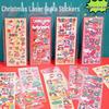 Christmas Guka Laser-Themed Cartoon Stickers Set - DIY Creative Props & Gifts