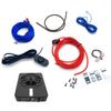 10  600W Car Subwoofer, 12V Slim Under Seat Powered Bass Speaker Truck Audio Sub Built In Amplifier with Blue LED