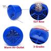 Cultivation Heating Lamp Thermostat Fan Heater for Chicken Pigs Tortoise Reptile