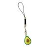 Creative Phone Charm Avocado Keychain Resin Fruit Keyring Decorative Accessory Bag Pendant for Wallet Backpack Purse